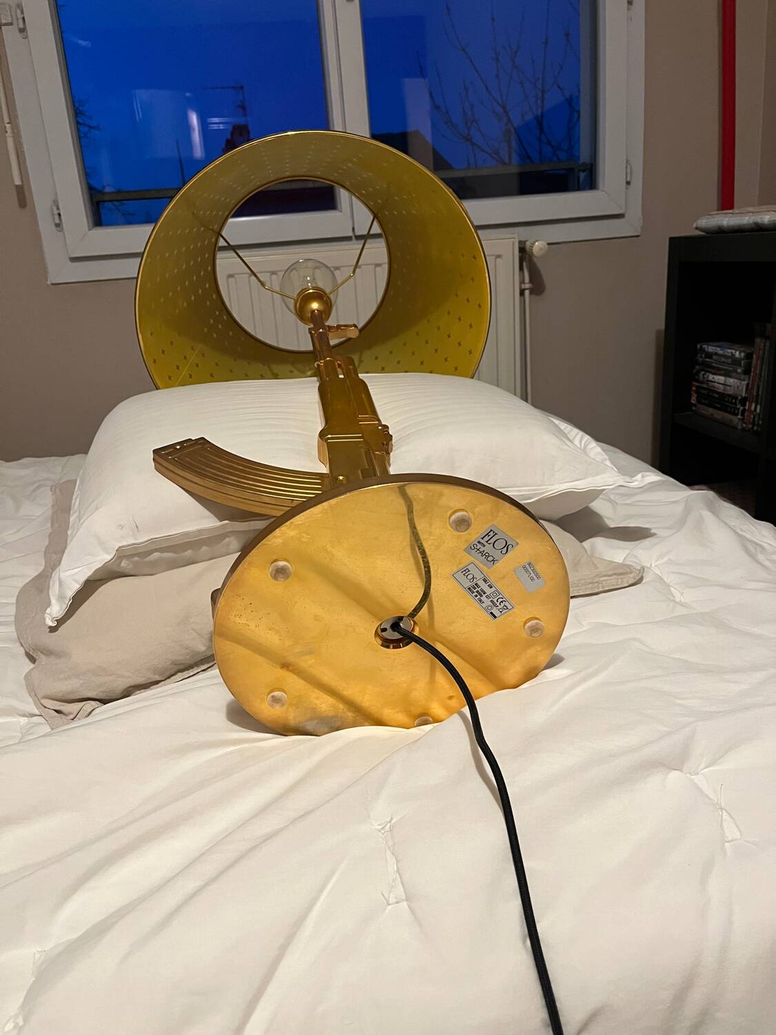 Starck gun lamp for flos