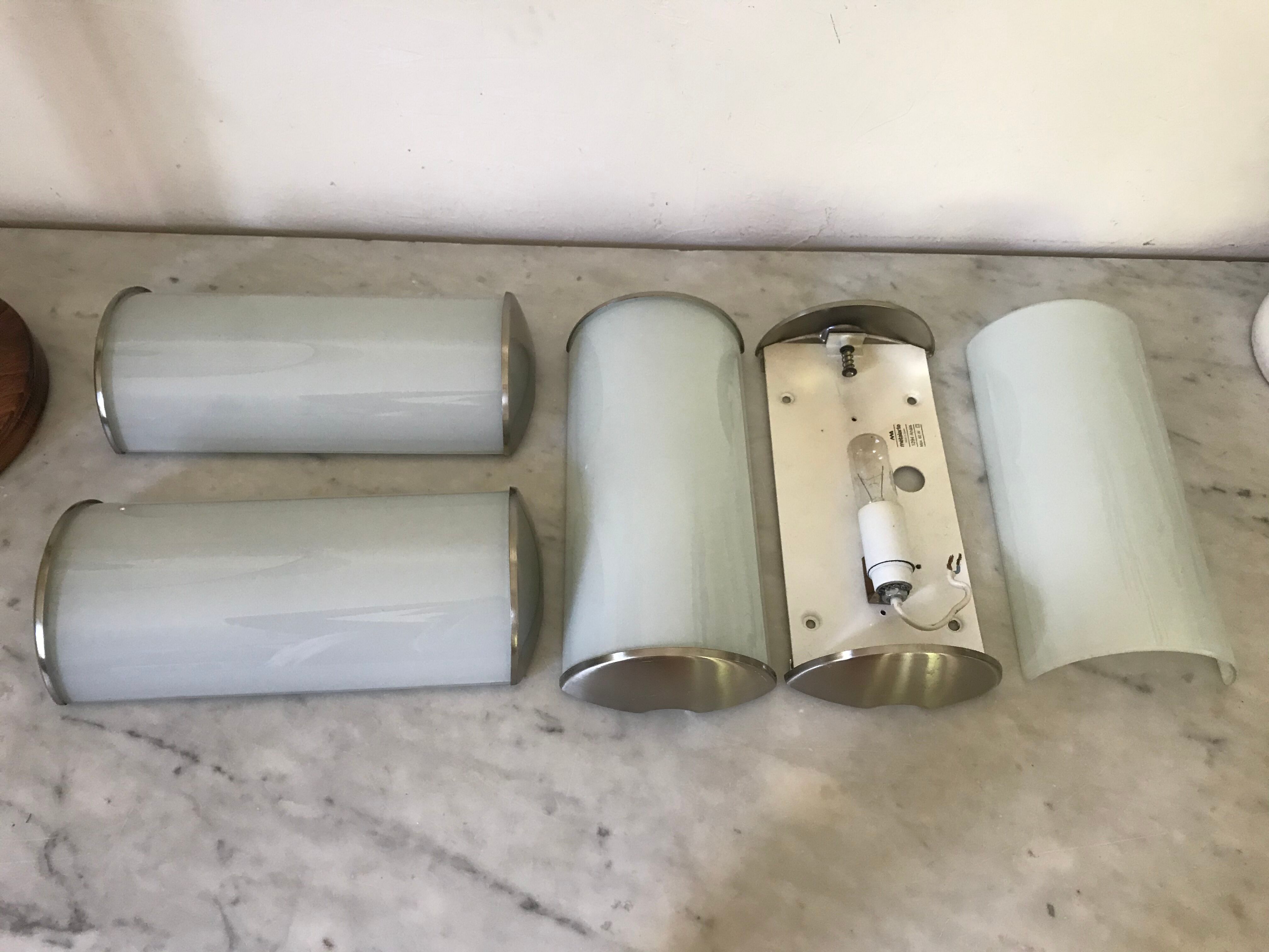 Pair of Metalarte wall light