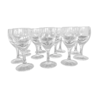 Double bottom foot glass