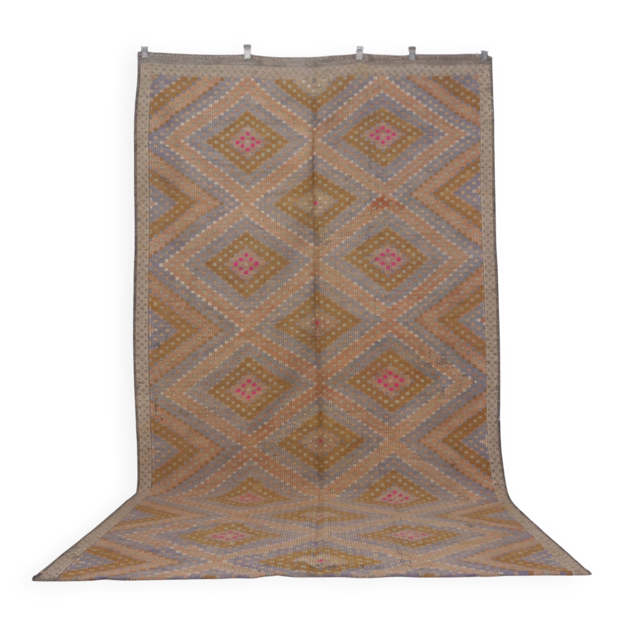 Bohemian Antique Tribal Kilim Rug sku1899