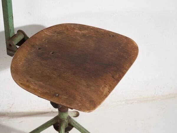 Set of two industrial chairs (c. 1950).