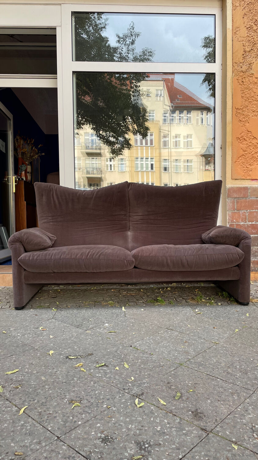Maralunga sofa 2.5 seater Cassina edition 90s