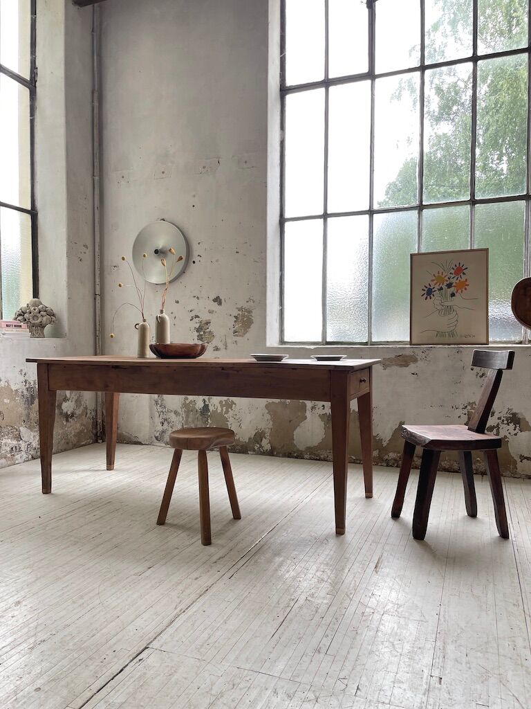 Walnut farm table 190cm