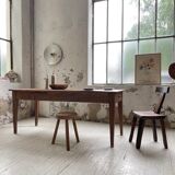 Walnut farm table 190cm