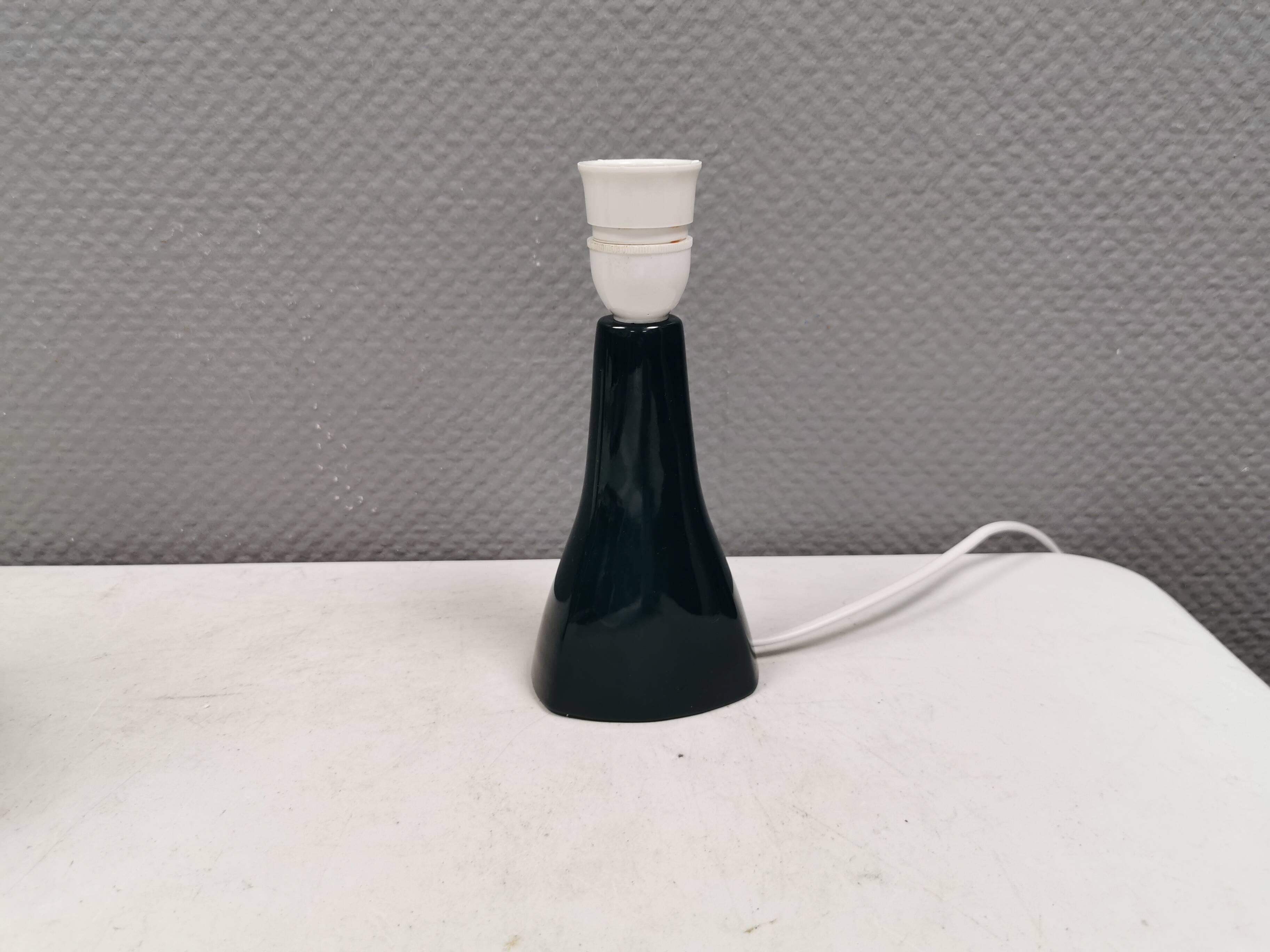 Small and rare LYFA ceramic table lamp, Denmark, 1970s.