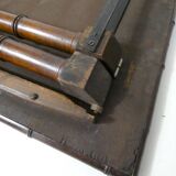 ancienne table pliable en bois imitation bambou XIXème