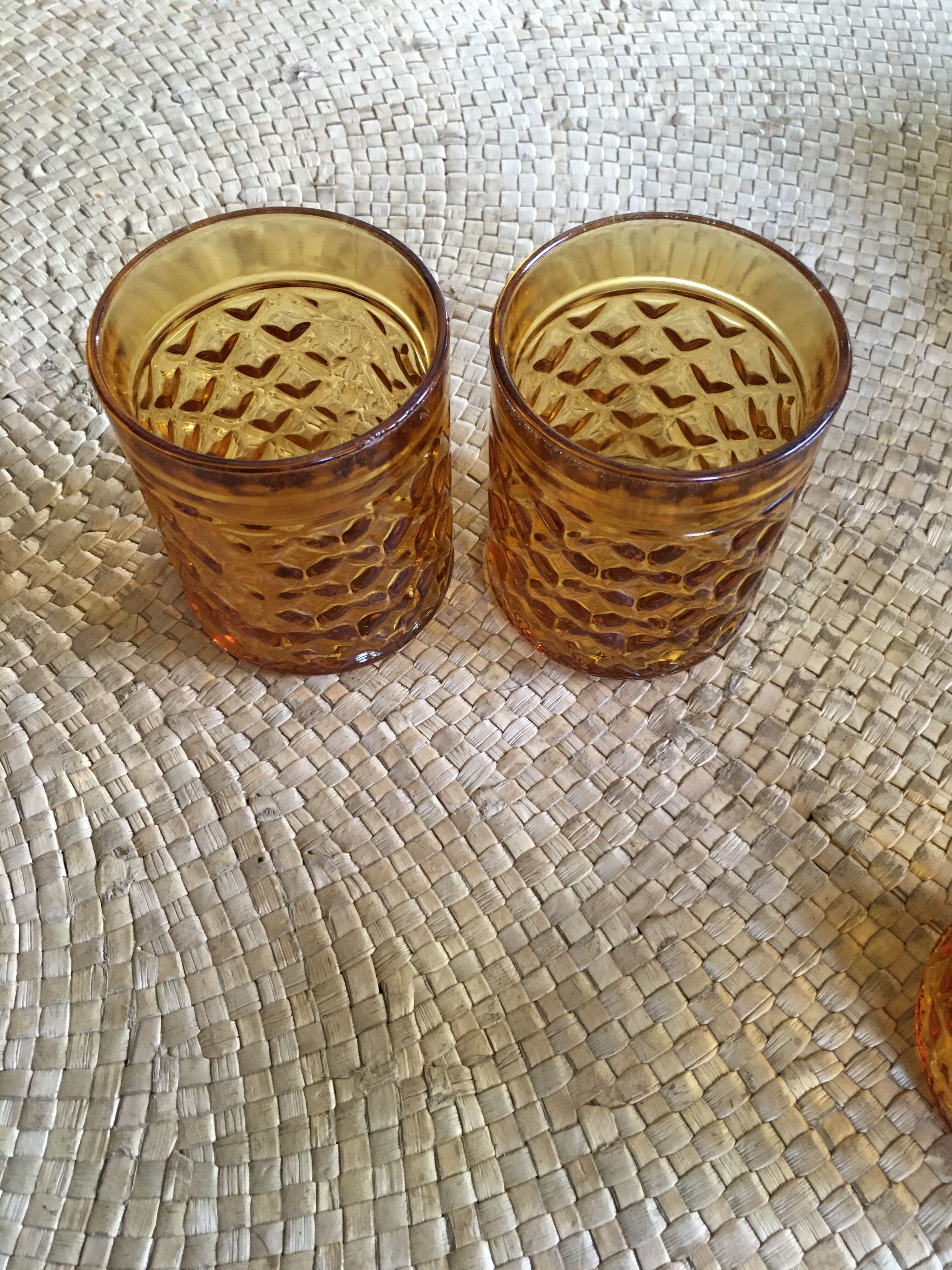 Lot of 6 vintage glasses
