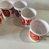 Mug cups mobil arcopal vintage