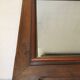 Louis Philippe 69cm silver-plated wooden mirror with gilded thread to hang