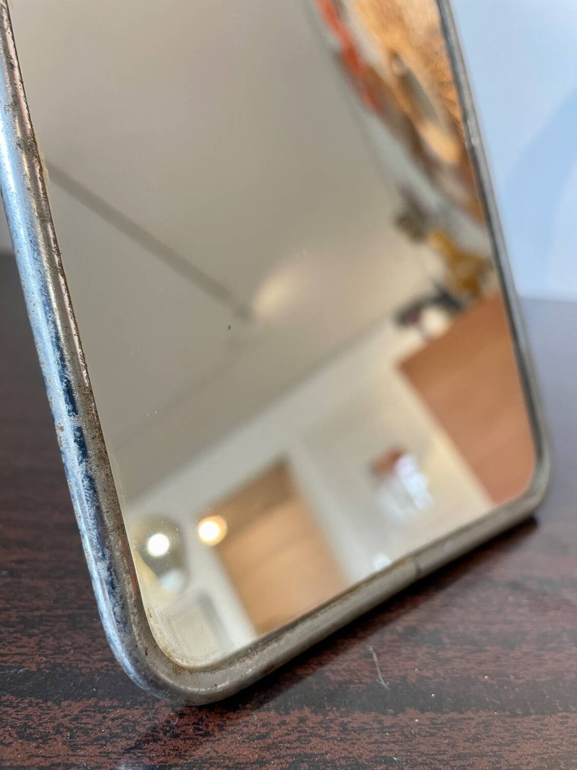 Old barber mirror