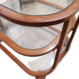Serving table on wheels