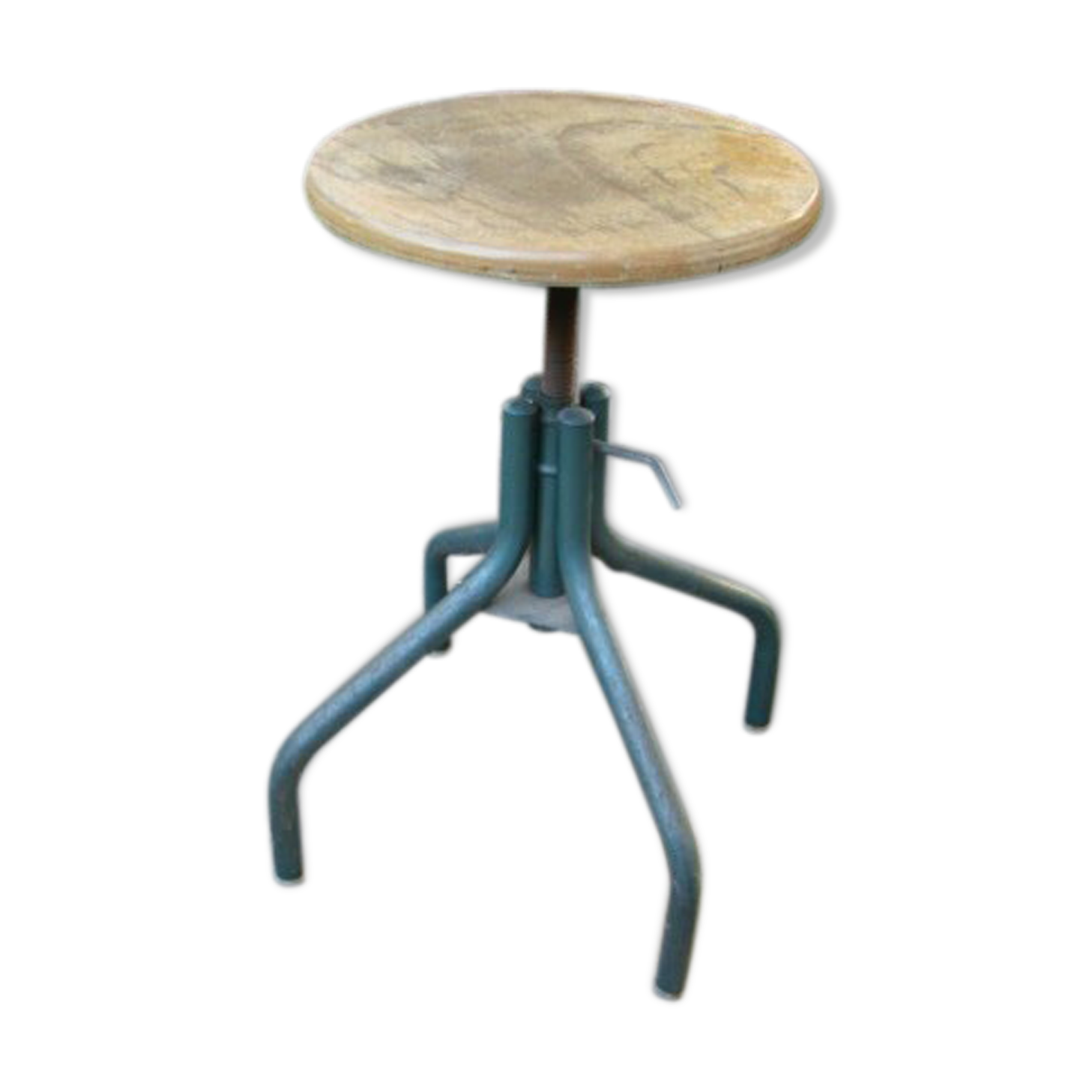 Old factory industrial tabouret