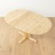 Dining table from the 1980s, solid bleached pine