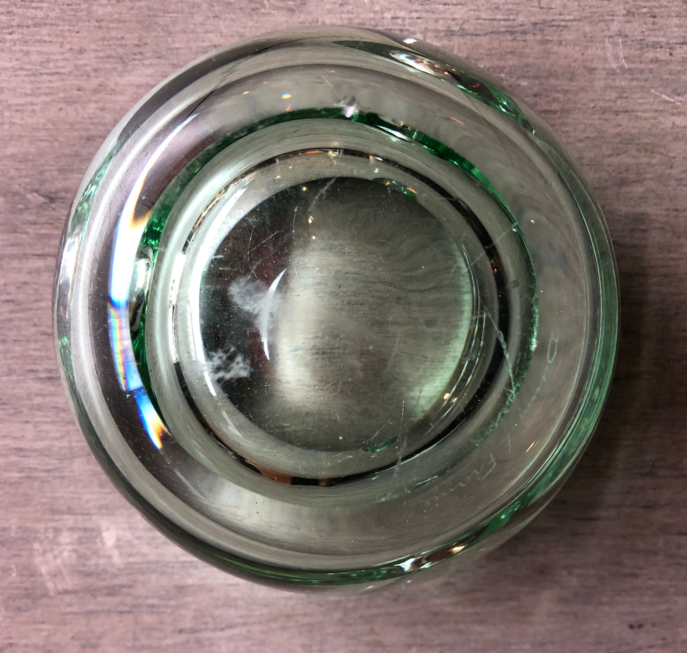 Crystal ashtray "Daum France"