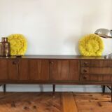 Scandinavian vintage rosewood row