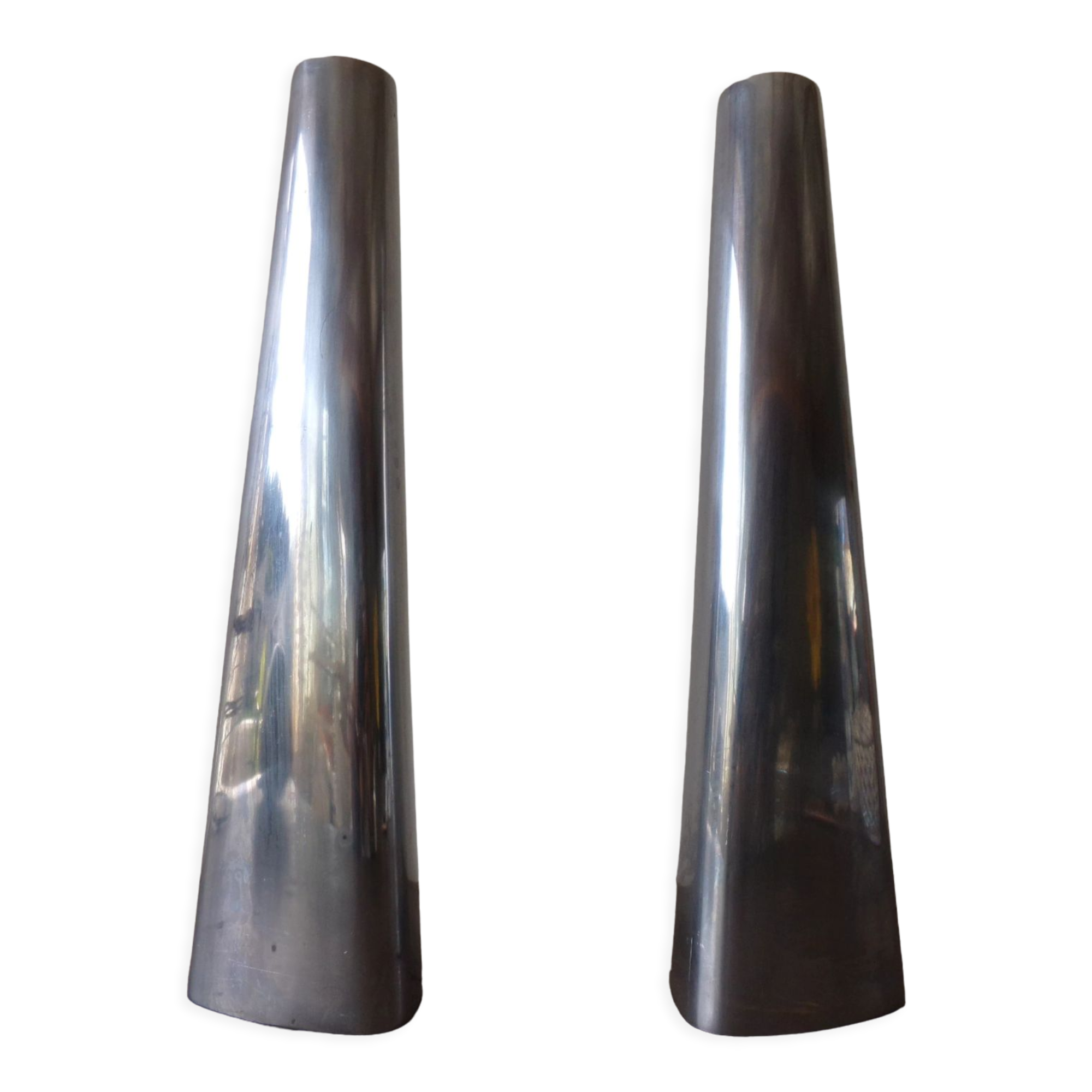 Bougoirs Ikea en aluminium