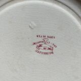 Mismatched series of 4 old “Terre de fer” flat plates