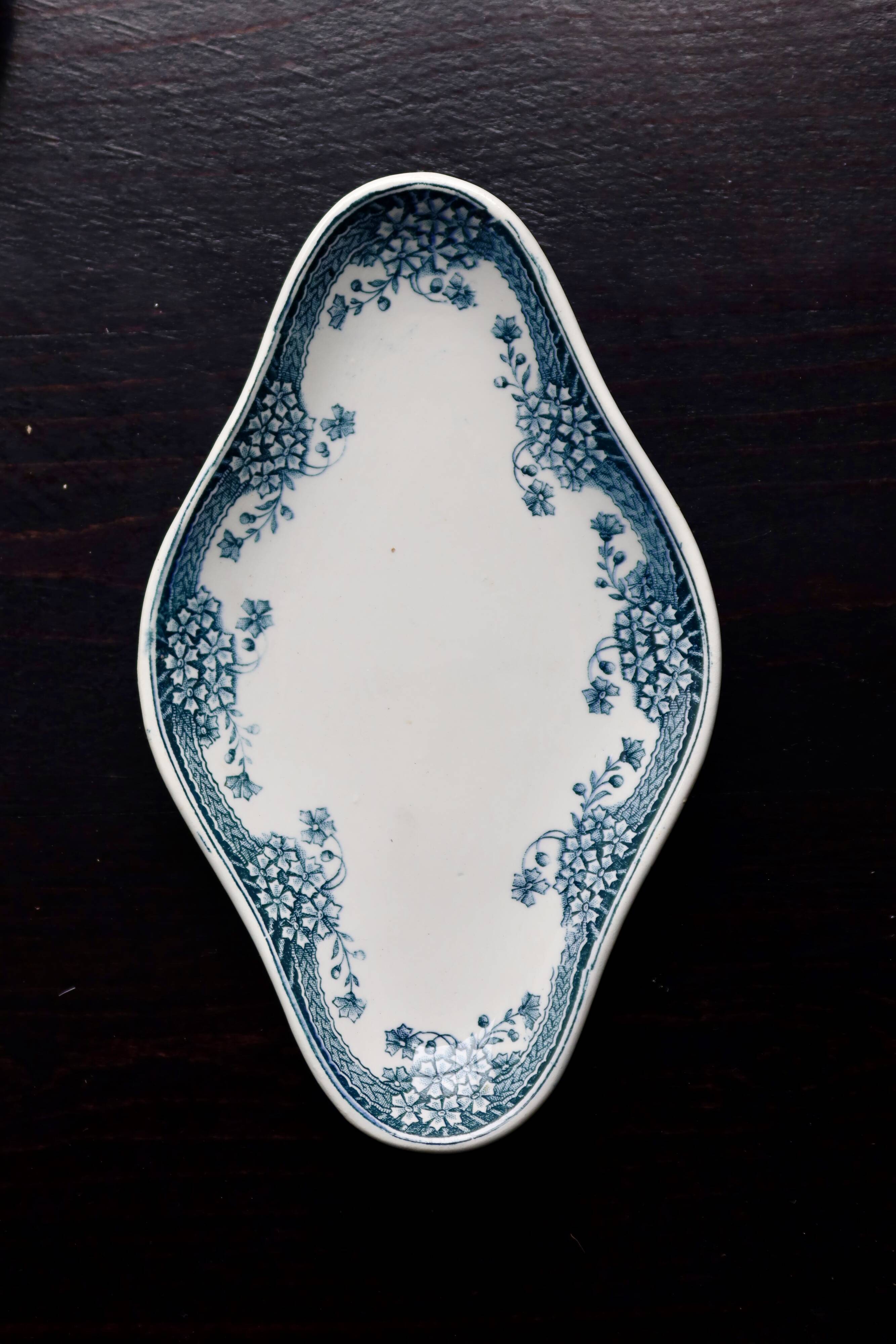 Vintage earthenware dish from Saint Amand Nouvelle Usine Céramique du Nord