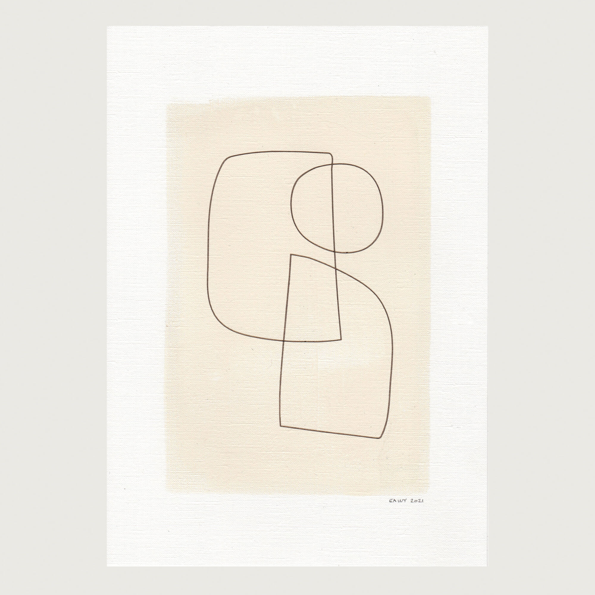 Painting and illustration on paper • T515 • signed Eawy