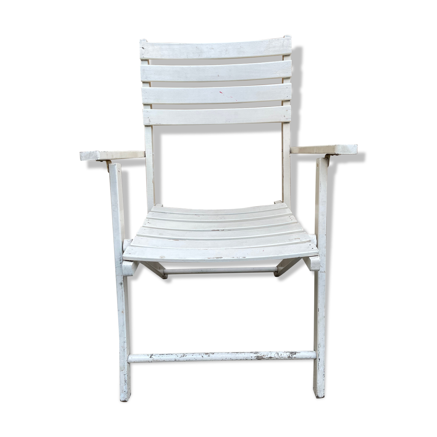 Folding garden armchair, 50s
