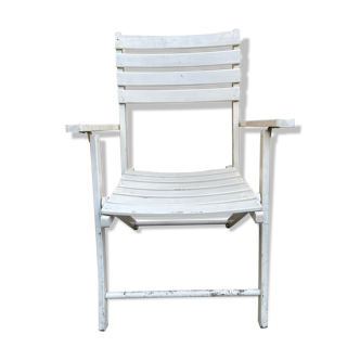 Fauteuil de jardin pliant années 50