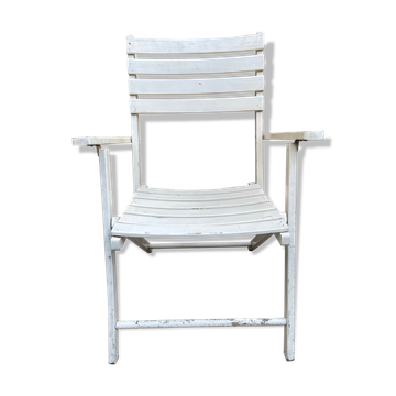 Folding garden armchair, 50s