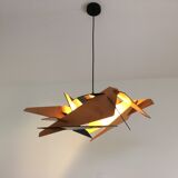 Suspension design wood and plexiglass