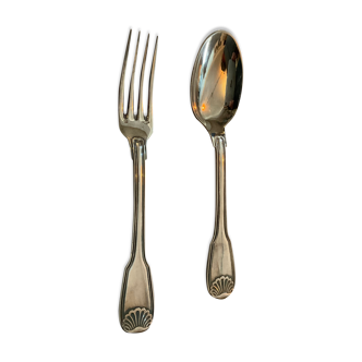 2 cutlery . Ercuis