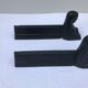 Former Egyptian cast-iron chenet in vintage black metal