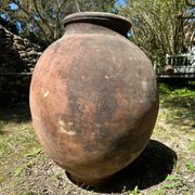 Jarre poterie en terre cuite ancienne 19ème