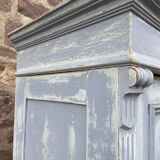 Armoire alsacienne Rustique fin 19 Eme sapin Peint
