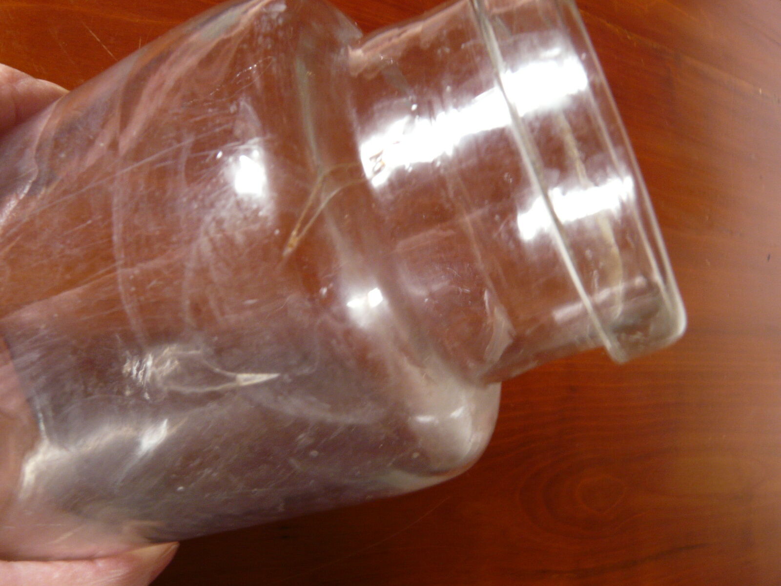 Bouteille en verre soufflé