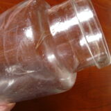 Bouteille en verre soufflé