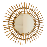 Rattan mirror