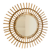 Miroir rotin