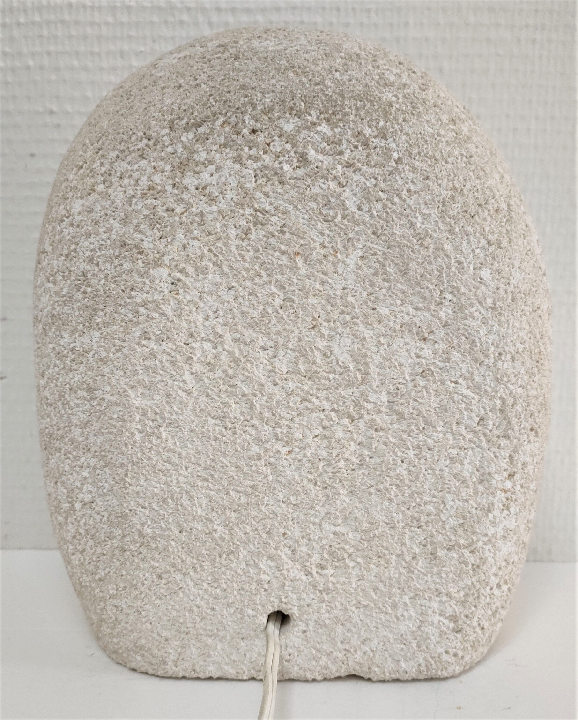 Lamp stone carved design 70s