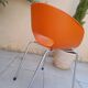 Fauteuil chaise de conférèrent design orange