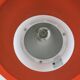 Large orange industrial suspension by Zonca Italy