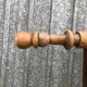 Antique cherry farmhouse table with 2 drawers and 1 pull-out