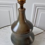 Lampe en grès années 70 fait main en France