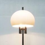 Italian space-style floor lamp from the 1960s with a stone base.