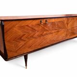 Buffet in rosewood and sycamore