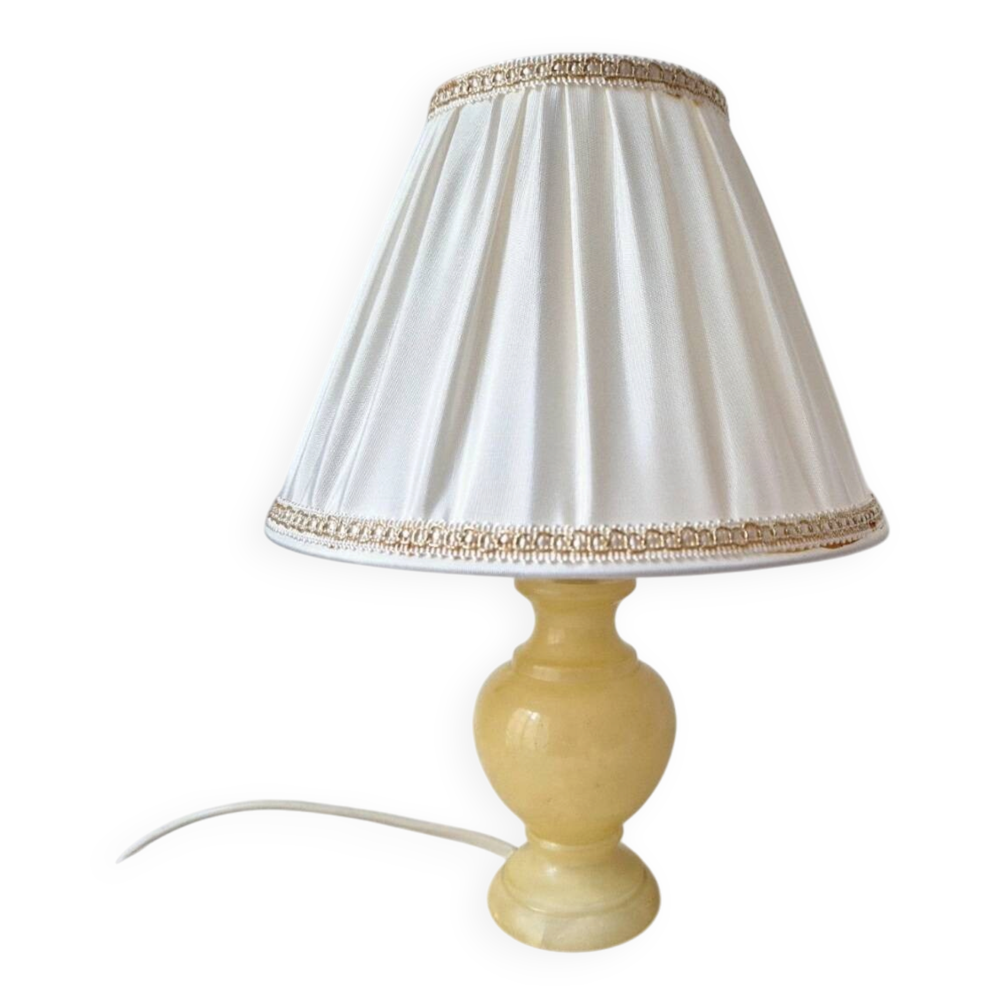 Vintage table lamp with alabaster base '1970s -