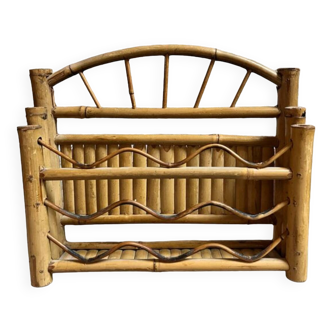 Bamboo letter holder