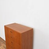 Mid-century swedish teak chest of drawers, 1960s.