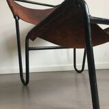 A. dolleman pour metz &co chaise longue années 1960