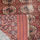 Tapis ancien Boukhara Turkmène : 0.95 x 1.10 Mètres
