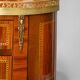 Pair of Bedside Tables / Salon in Marquetry Transition Style Louis XV/Louis XVI