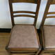 Ensemble de quatre chaises mid-century