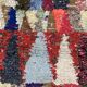 Tapis Marocain Boucherouite coloré - 64 x 137 cm